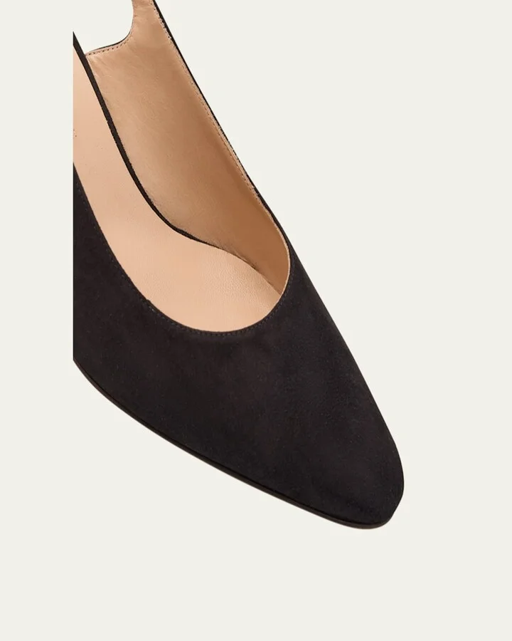 50mm Allurasa Suede Slingback Pump - Image 3