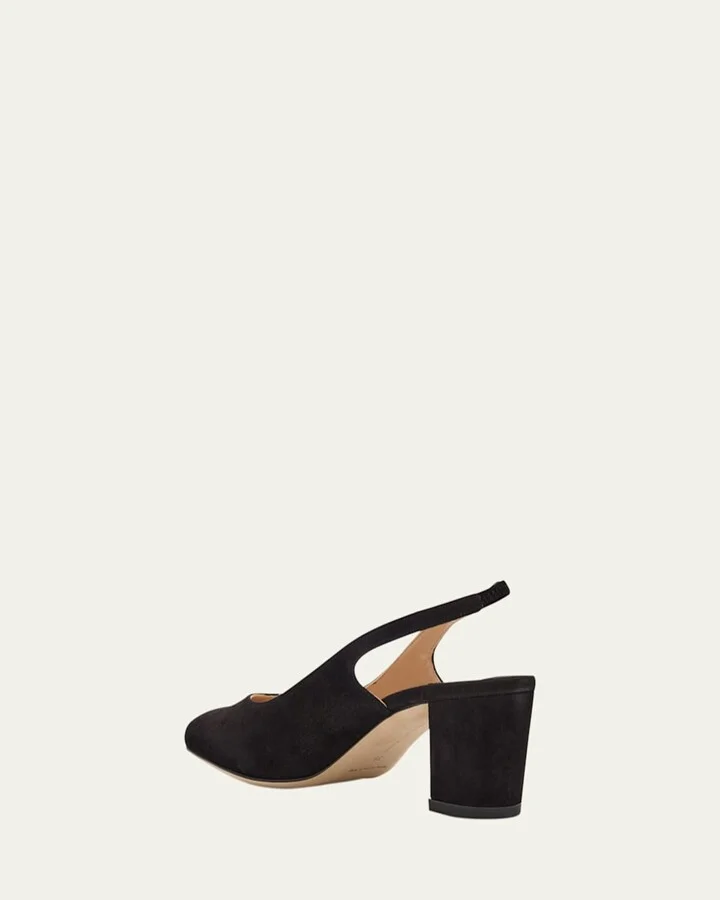 50mm Allurasa Suede Slingback Pump - Image 4