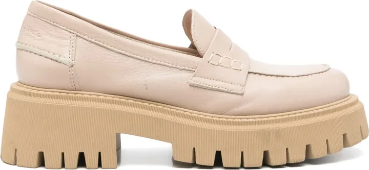 50mm Alma leather loafers