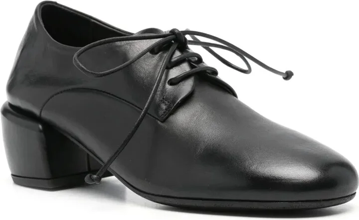 50mm Almond Leather Oxford Shoes - Image 2
