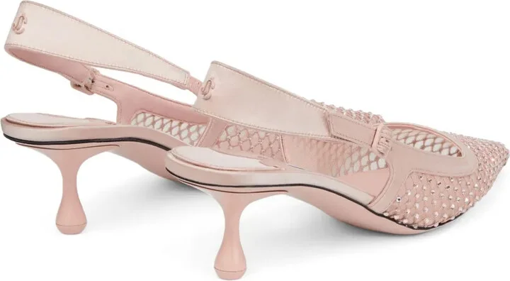 50mm Amel crystal-embellished pumps - Image 3