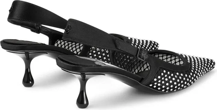 50mm Amel crystal-embellished pumps - Image 5