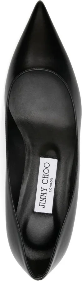 50mm Amelia pointed-toe kitten-heel pumps - Image 4