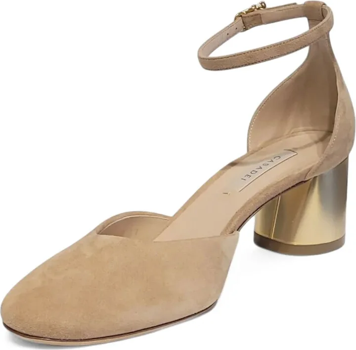50mm Ankle-Strap Block-Heel Pumps - Image 3