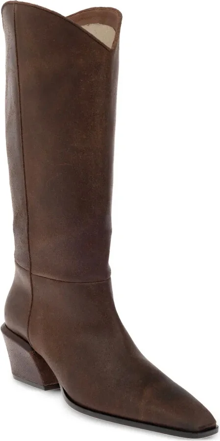 50mm Bettina leather pointed-toe boots - Image 2