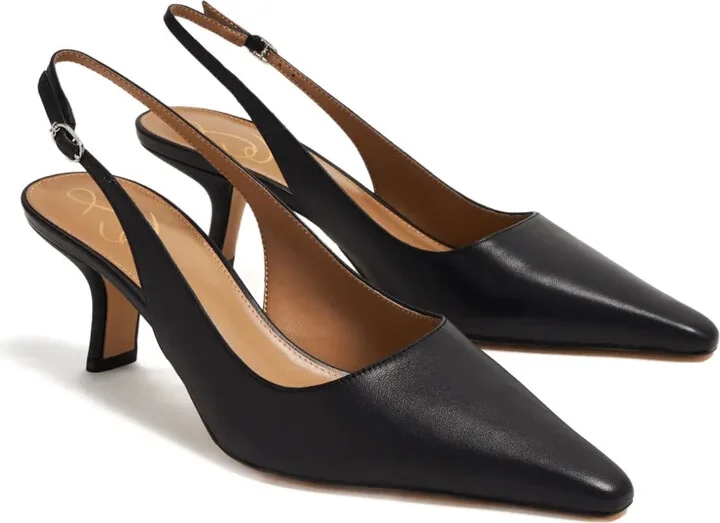 50mm Bianka pointed-toe slingback pumps - Image 2