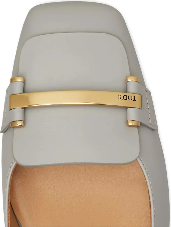 50mm Block-Heel Leather Pumps - Image 5