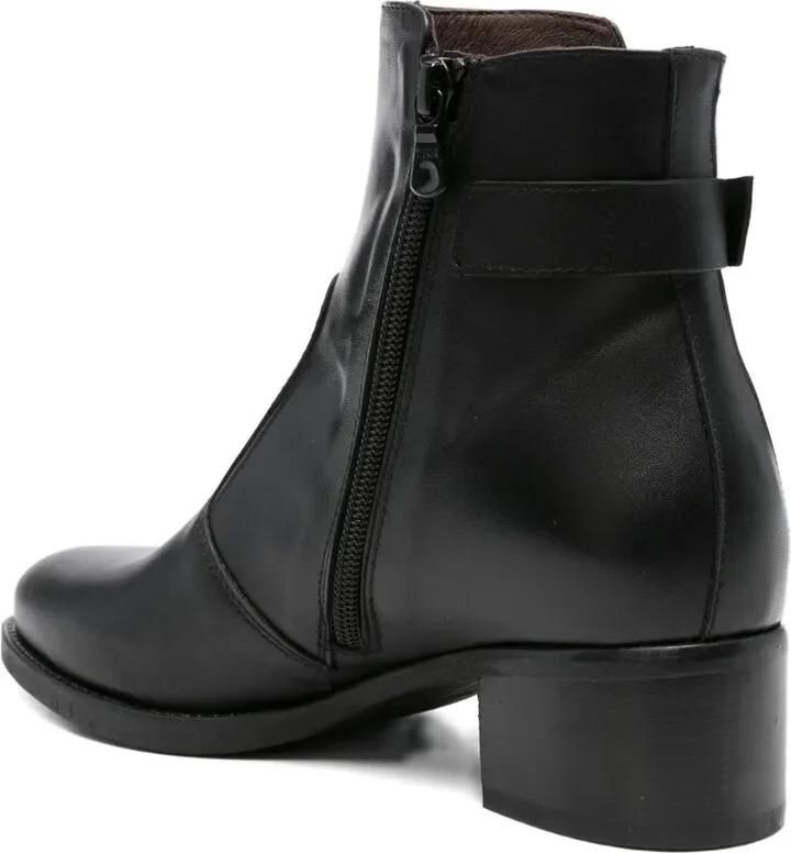 50mm Buckle-Detail Ankle Boots - Image 3