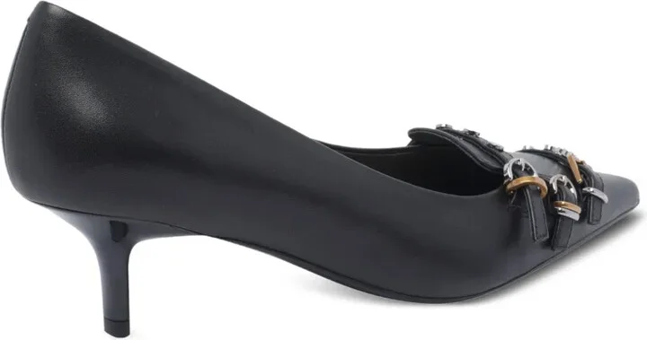 50mm Buckle-Detail Pointed-Toe Pumps - Image 3
