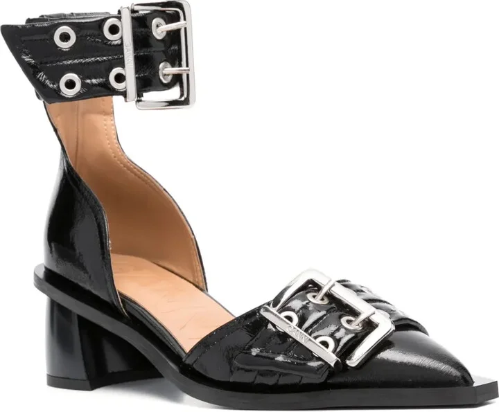 50mm Buckle-Detail Pumps - Image 2