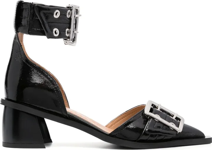 50mm Buckle-Detail Pumps