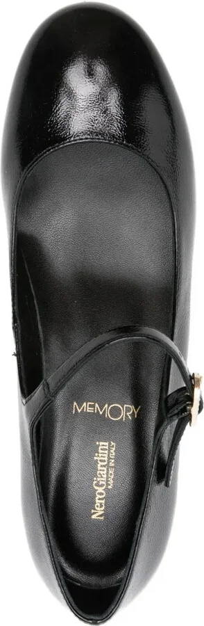 50mm Buckle-Strap Block-Heel Pumps - Image 4