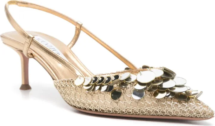 50mm Can Can slingback pumps - Image 2