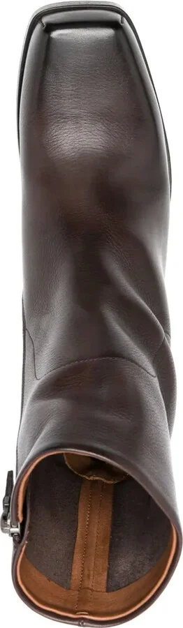 50mm Cassello square-toe leather boots - Image 4