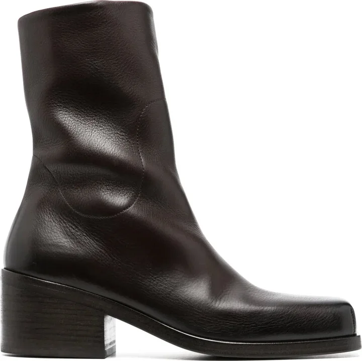 50mm Cassello square-toe leather boots