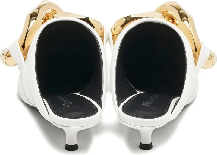 50mm Chain leather mules - Image 4