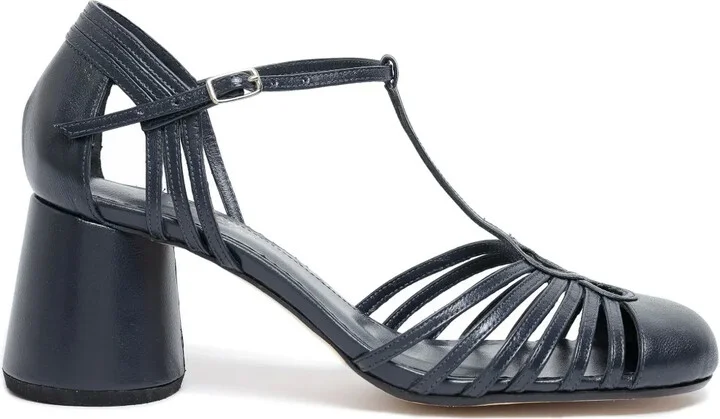50mm Chamonix leather pumps