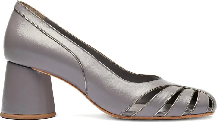 50mm Cone-Heel Cutout Pumps