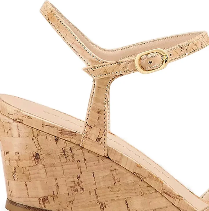 50mm Cork-Wedge Sandals - Image 2