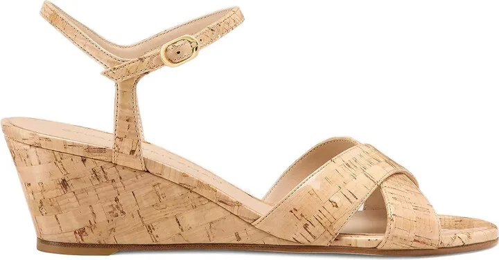 50mm Cork-Wedge Sandals