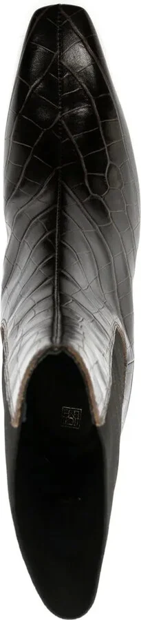 50mm croco-embossed Chelsea boots - Image 4