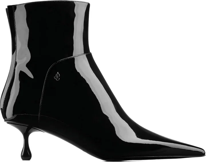 50mm Cycas pointed-toe patent leather boots