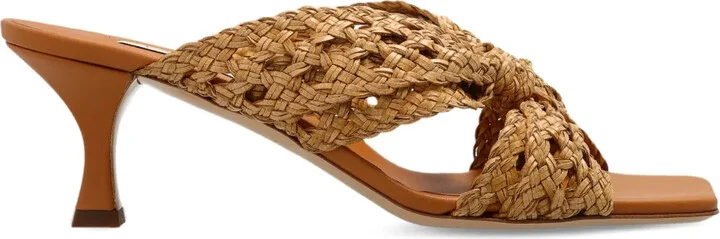 50mm Damier Versilia Geraldine mules