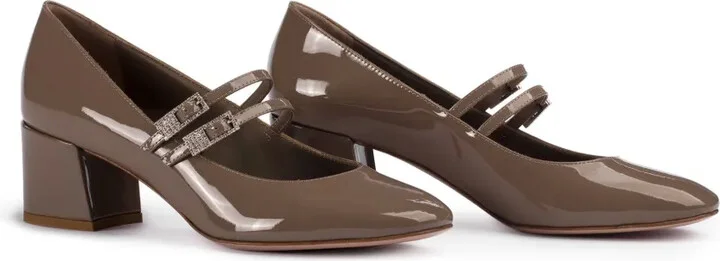 50mm Danielle patent-leather pumps - Image 2