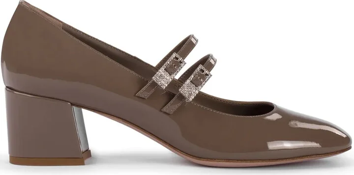 50mm Danielle patent-leather pumps