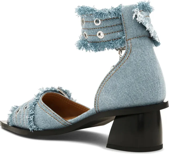 50mm Denim Feminine pumps - Image 3