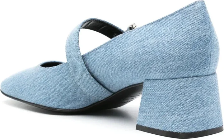 50mm denim Mary Jane pumps - Image 3