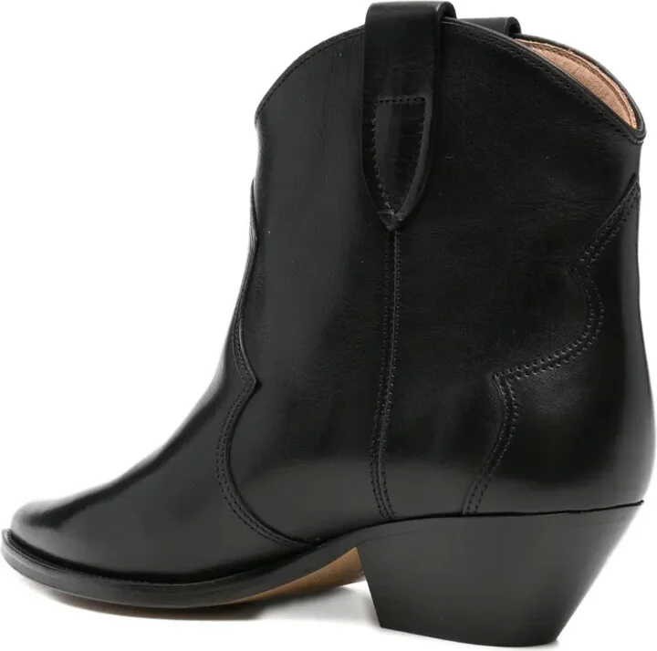 50mm Dewina pointed-toe leather cowboy boots - Image 3