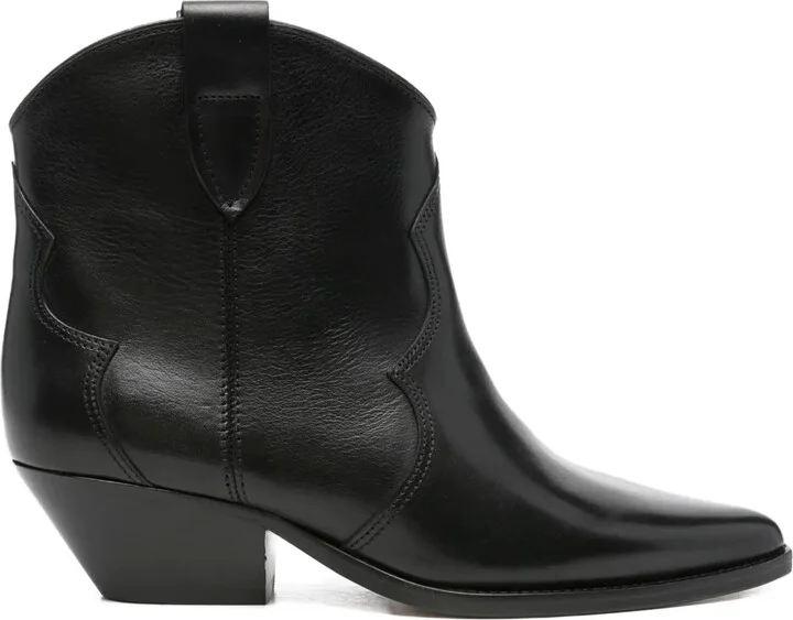 50mm Dewina pointed-toe leather cowboy boots