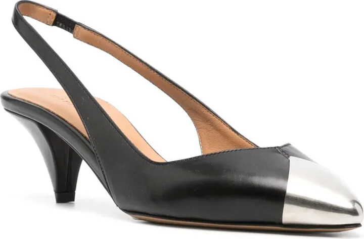 50mm Elina leather pumps - Image 2