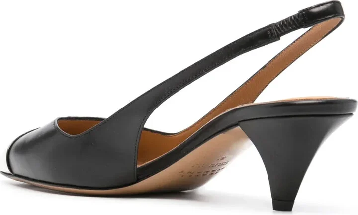50mm Elina leather pumps - Image 3
