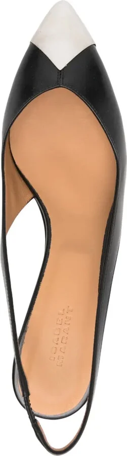 50mm Elina leather pumps - Image 4