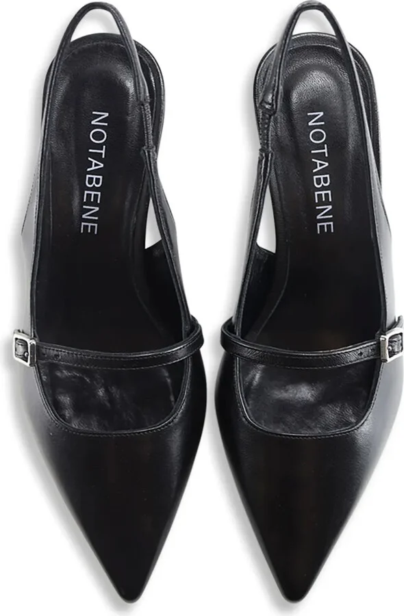 50mm Elina slingback pumps - Image 4