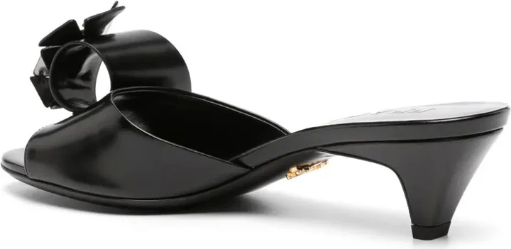 50mm Floral-Appliqué Sandals - Image 3