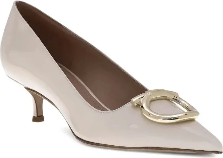 50mm Gancini patent-leather pumps - Image 2