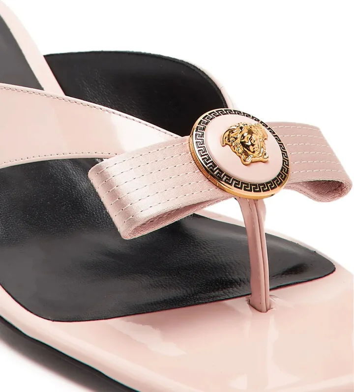 50mm Gianni Ribbon mules - Image 4