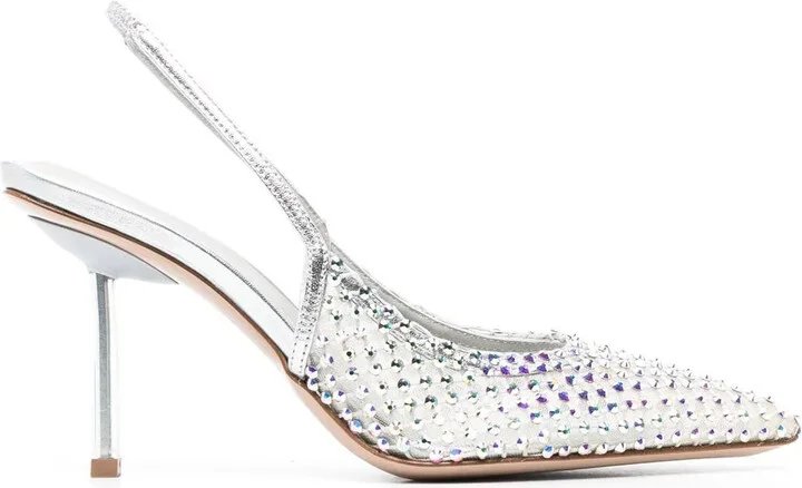 50mm Gilda crystal-embellished pumps