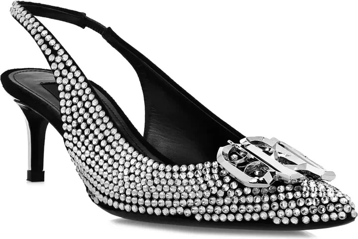 50mm Gothic Plein slingback pumps - Image 2