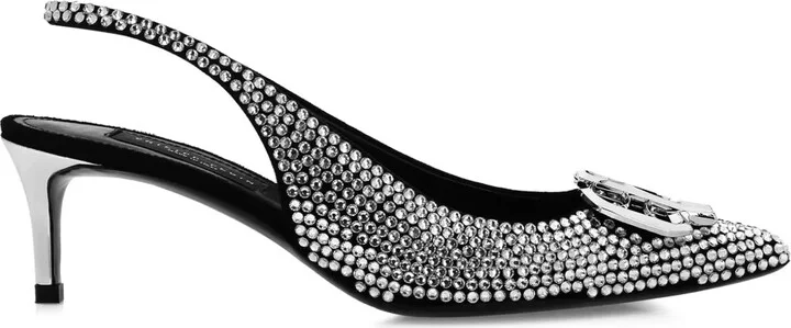 50mm Gothic Plein slingback pumps