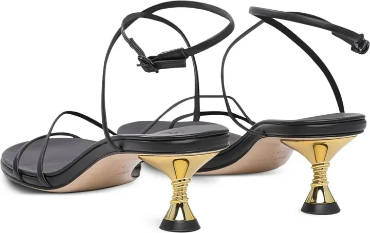 50mm Helix-Shaped Heel Sandals - Image 3