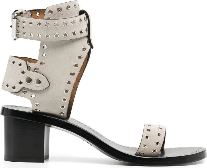 50mm Jaeryn studded sandals