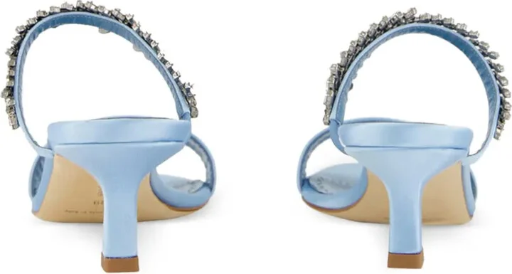 50mm Kifasan crystal-embellished satin sandals - Image 3