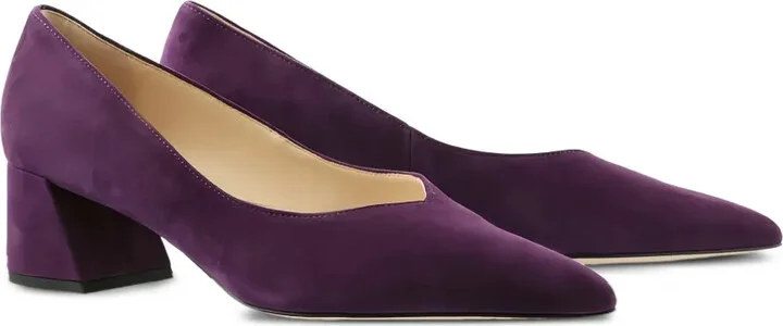 50mm Kim block-heeled pointed-toe pumps - Image 2
