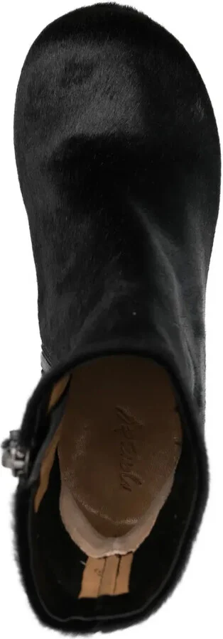 50mm Kitten-Heel Leather Boots - Image 4