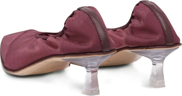 50mm Kitten-Heel Mesh Pumps - Image 3