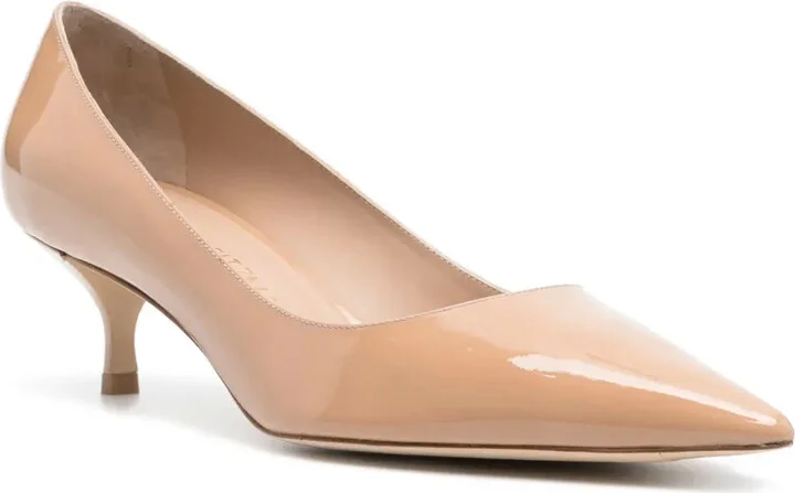 50mm Kitten leather pumps - Image 2